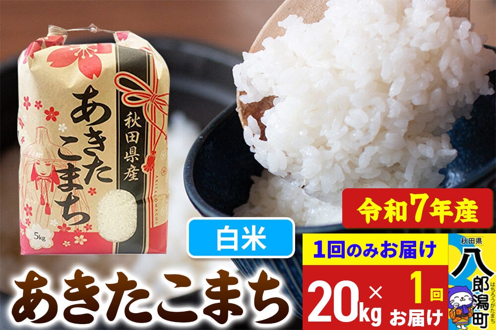 
                  あきたこまち 20kg【白米】令和7年産 秋田県産 こまちライン [こまちライン あきたこまち ブランド米 お米 白米 精米 米どころ 秋田 秋田県産]
                