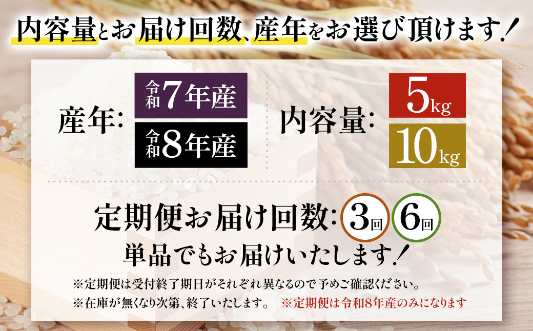 【2026年産新米】★先行予約★【定期便:全6回】 北海道産 特別栽培米 ゆめぴりか 5kg（無化学肥料・農薬不使用）【25185】 【2026年産】5kg　定期便(6回配送)