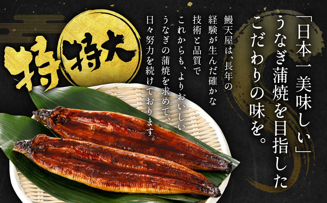 【丑の日／配達日指定可能】九州産 うなぎ蒲焼 特特大4尾 (1尾あたり250～266g) 合計：1kg以上