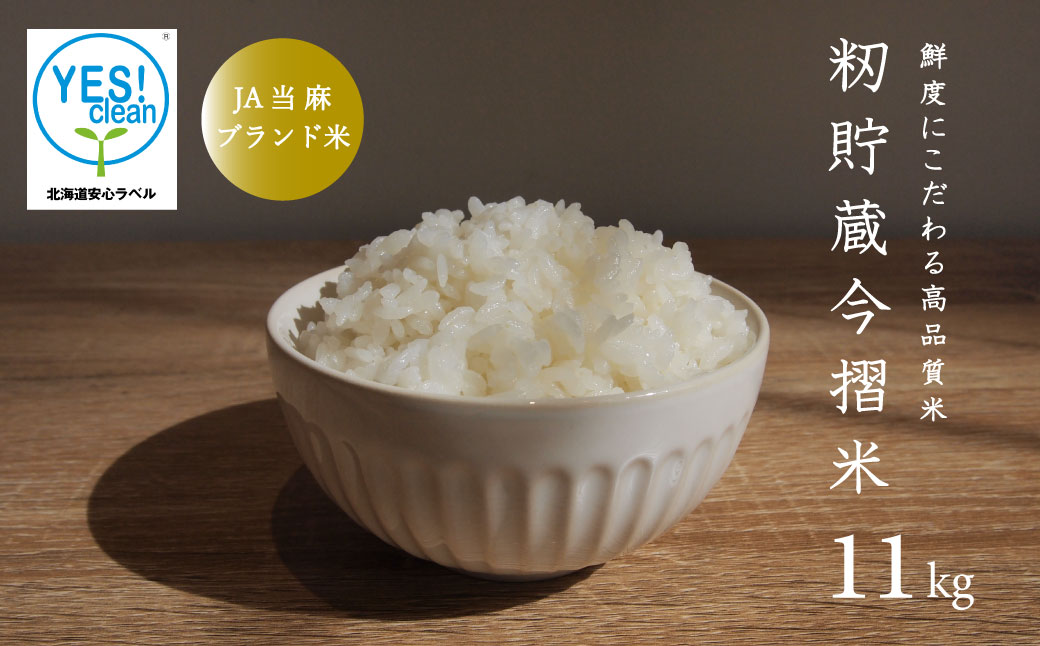 【新米先行予約】令和6年産　籾貯蔵今摺米 精米 きたくりん 11kg 北海道米 北海道 米【A-021】