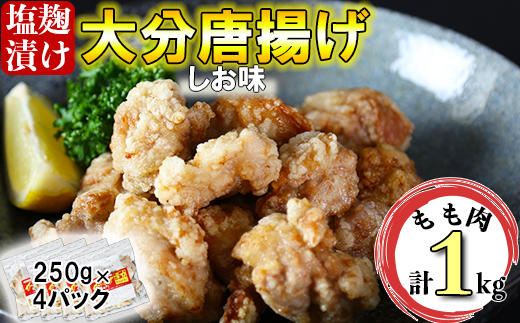 からあげ幸力の大分唐揚げ１キロ（しお味）＜057-009_5＞