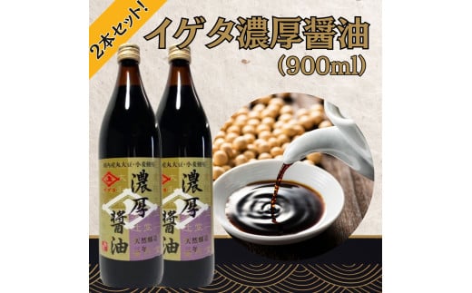 イゲタ 濃厚醤油（900ml）2本セット 株式会社井上本店 奈良県 奈良市 なら 10-192