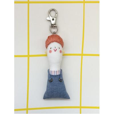 ふるさと納税 播磨町 ぷっくり可愛い刺繍チャームとヘアゴム 計2点 |  | 01