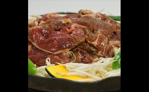 阿部精肉店の味付ジンギスカン(500g×2)豚上味噌ホルモン(300g×2)【160003】_イメージ3