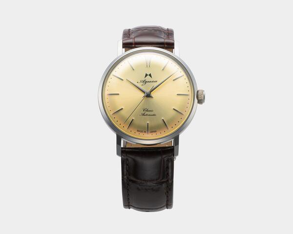 【ふるさと納税】腕時計｢Azusa　CLASSIC2」ゴールド　 腕時計 時計 時間 逸品 プレゼント 記念 職人 長野県 安曇野 安曇野市 信州
