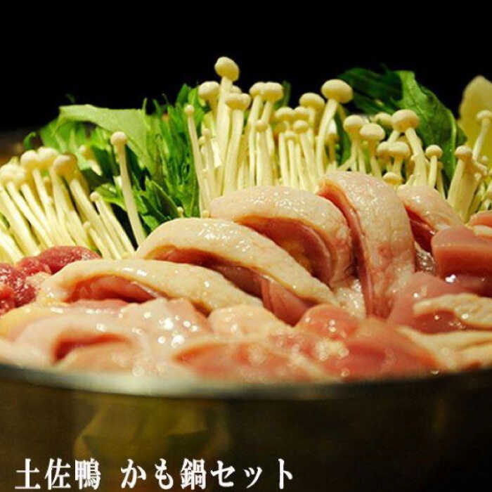 【ふるさと納税】土佐鴨 かも鍋セット 土佐鴨 土佐ジロー飼育研究会 【グレイジア株式会社】[ATAC585]
