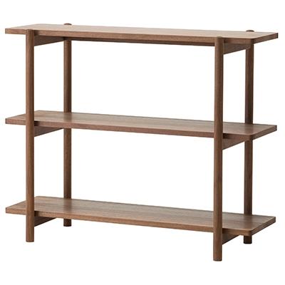 ふるさと納税 旭川市 旭川家具　cosine　リビングシェルフ85　ウォルナット_00839