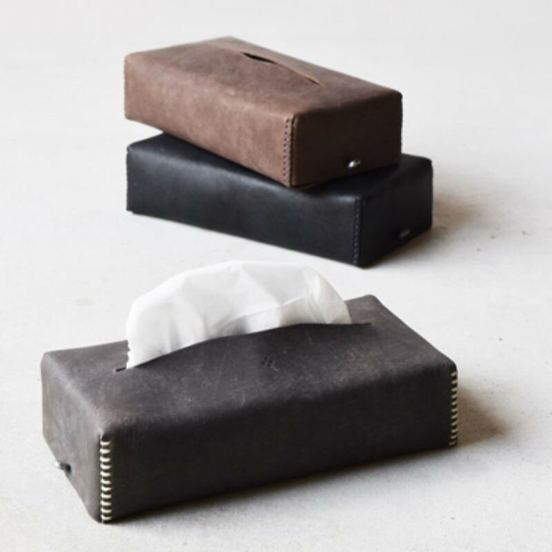 【ふるさと納税】Teha’amana Tissue Cover Smoke テハマナ ティッシュカバー スモーク（カラーをお選びください） 革 皮 雑貨 おしゃれ レザー 本革 こだわりの逸品 地域特産品 ギフト 自分用 人気 おすすめ