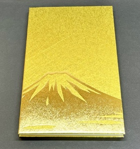 a12-140　富士山 金潜紙 御朱印帳