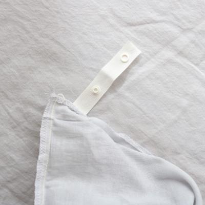 ふるさと納税 都留市 コットンサテン+和晒一重ガーゼ両面掛けふとんカバー　シングルサイズ　ブルー×グレー |  | 03