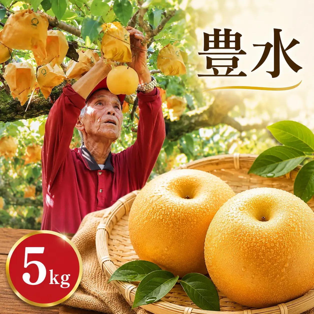 梨 5kg 豊水【2026年8月中旬頃から発送】 梨 IDG
