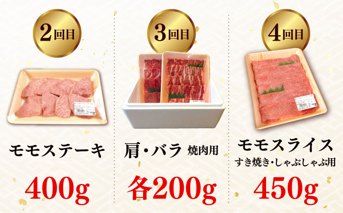 【全5回定期便】肉質日本一！しまね和牛 寄附額10万円分 計2kg 食べ比べ セット 和牛 牛肉 ステーキ 焼肉 島根県雲南市/Do corporation株式会社 [AIDI017]