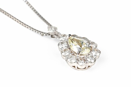 【一点もの】ダイヤモンド（0.512ct）プラチナペンダント　R63　K05094-H