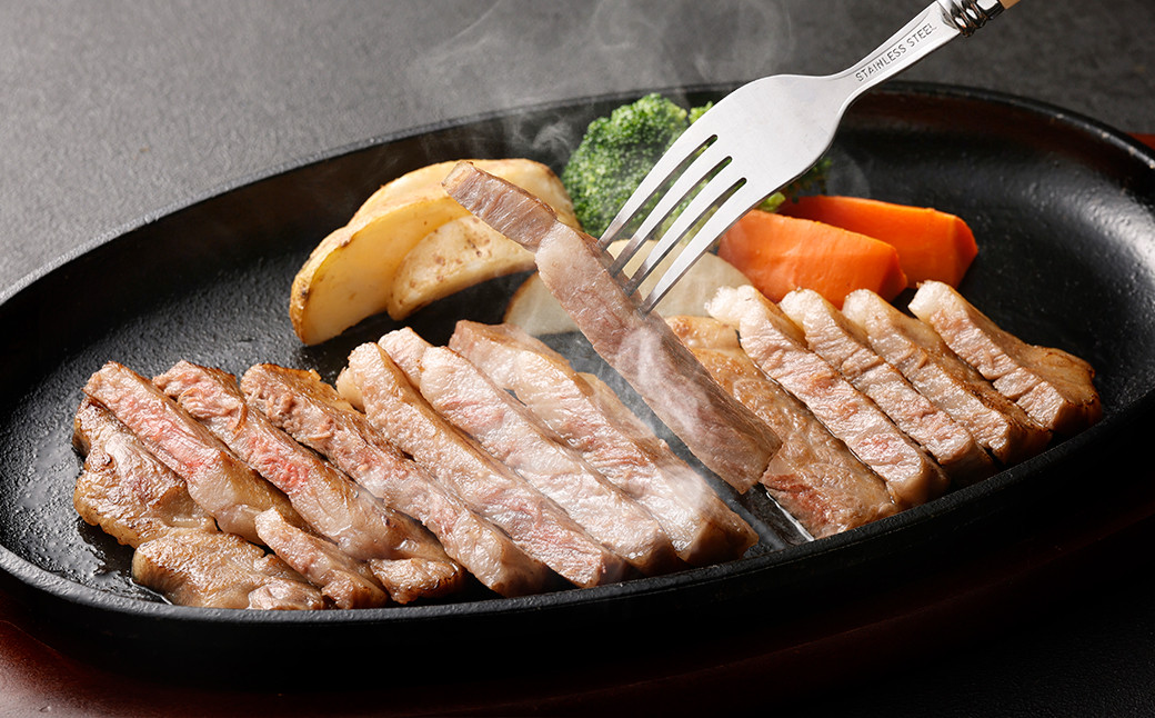 黒樺牛 【3回 定期便】 ロース ステーキ 400g 200g×2パック 計1200g