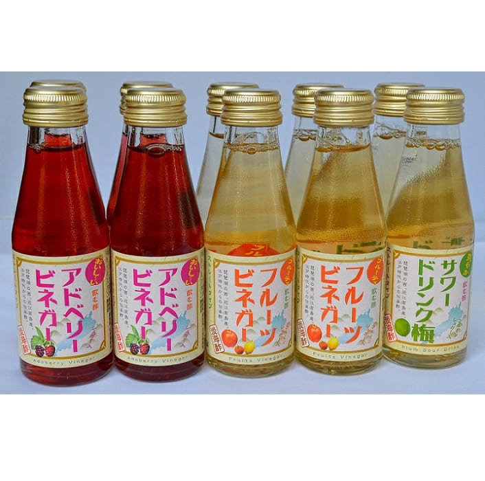 【G-974】 淡海酢ストレートタイプ飲む酢3種10本セット［髙島屋選定品］_イメージ1