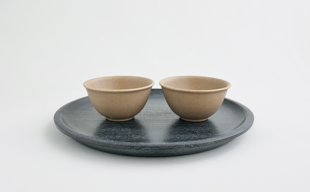 
                  【Awabi ware】汲み出し ペアセット（ベージュ×２） 《決済から3ヶ月前後で発送》
                