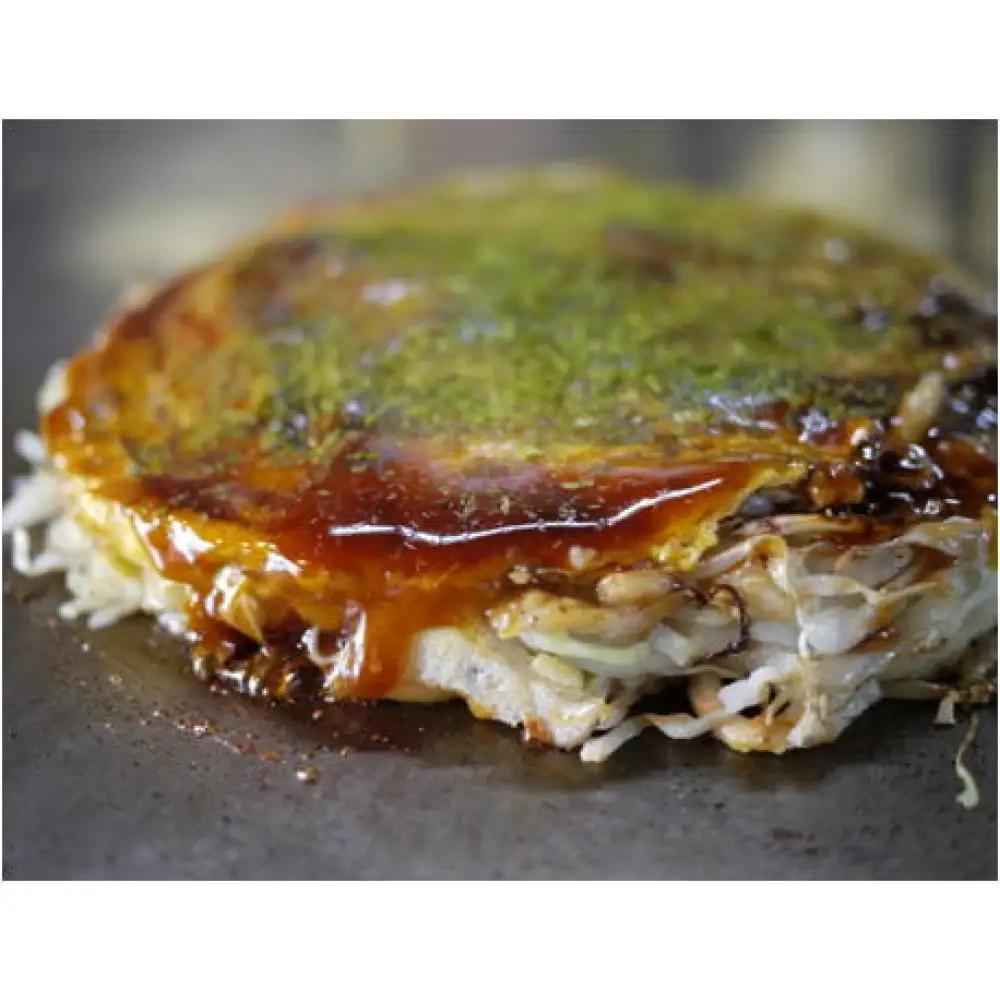 広島焼 そば入り・カレー焼セット(イカ天入り) 　冷凍 各1枚 470g×２枚　