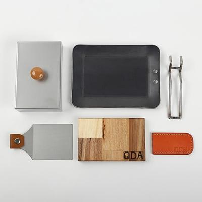 ふるさと納税 岡崎市 oka-d-art 黒皮鉄板 B6-Lタイプ ステンレス蓋6点セット 厚さ4.5mm×140×190 |  | 02