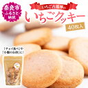 【ふるさと納税】 クッキー 卵不使用 ： 奈良限定 いちご 古都華の「いちごクッキ ー」40 枚入 クッキー お菓子 焼き菓子 返礼品 卵不使用 おやつ 軽食 スイーツ プレゼント 贈り物 お土産 お礼の品 贈答品 いちご 苺 古都華 なら 奈良県 奈良市