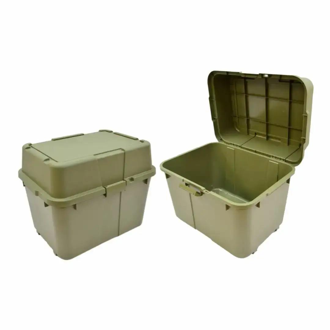 トランクボックス620 2個セット 収納 宅配ボックス 灯油缶収納 キャスター付き [株式会社オビタス]