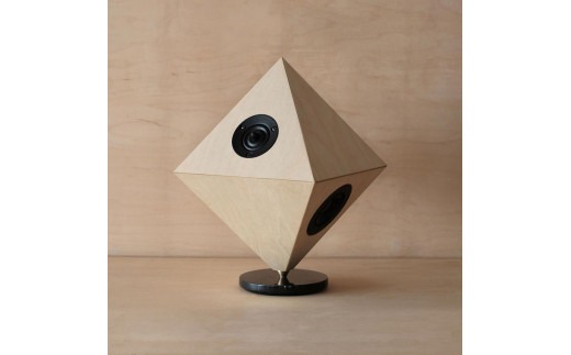 P-01 8 面体スピーカー'vision' バーチ仕上げ
