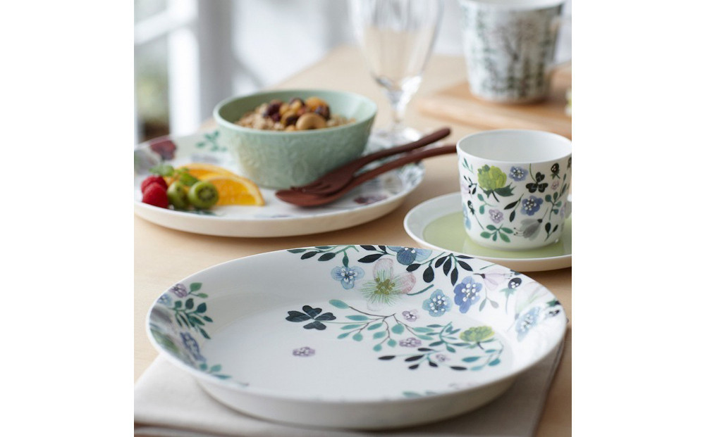 ナルミ アンナエミリア パスタプレート(クローバーガーデン) 24cm 51854-5721P
