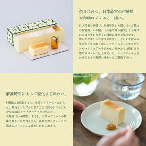 シルクチーズケーキ ハーフサイズ2本 大和橘ジャム 中川政七商店 奈良県 奈良市 なら 23-002
