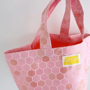 IIYU TEXTILE オケバック＆フロセンウォレット＆木桶(オリジナル焼印入) ピンク