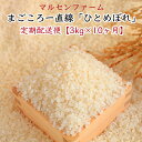 【ふるさと納税】【3kg×10回】マルセンファーム　まごころ一直線「ひとめぼれ」【2023年産】