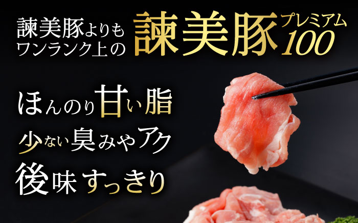 【2回定期便】諫早平野の米で育てた諫美豚プレミアム100お勧めセット3kg / 諫美豚 豚肉 肩ロース ステーキ モモ 切り落とし ハンバーグ ロースステーキ / 諫早市 / 株式会社土井農場 [AH