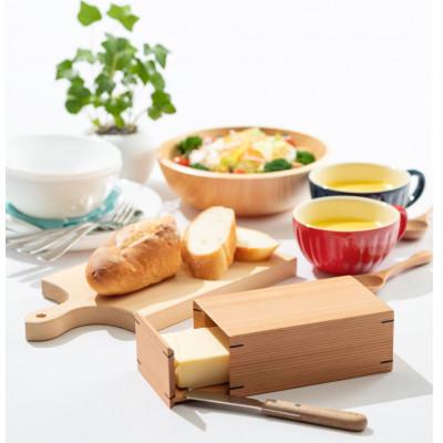 ふるさと納税 川上村 kitosumu(キトスム) バターケース(吉野杉) |  | 02