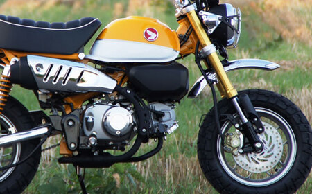 モンキー125（JB02/JB03/JB05）、GROM（JC92）、DAX125（JB04/JB06） フロントキャリパーサポート　カニブレンボ用 / カスタム バイクカスタム カスタムパーツ キャ