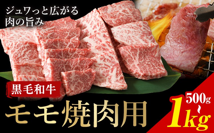 
                  牛肉 くまもと 黒毛和牛 モモ 焼肉用 選べる 内容量 1kg 500g 熊本県畜産農業協同組合 【配送不可地域あり：離島】《60日以内に出荷予定(土日祝除く)》 熊本県 産山村 牛肉 くまもと黒毛和牛 焼肉 モモ肉 もも 赤身 BBQ
                