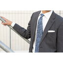 【ふるさと納税】【受注生産】匠の技術で織り上げるシルク100％のペイズリー更紗ネクタイ（サックスブルー）