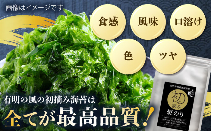 【初摘み海苔】贅沢プレミアム焼のり6袋セットG 佐賀県/有明の風 [41AACO012]