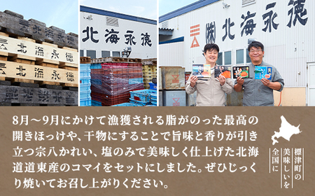 【北海道産】無添加物天然干物セット3種【配送不可地域：離島】【1052541】