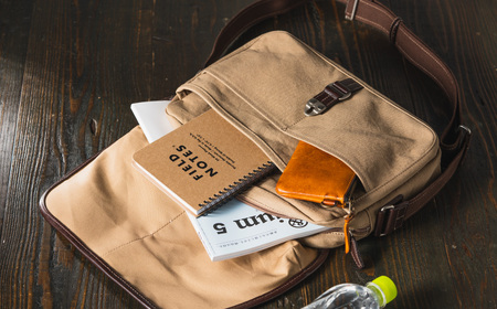 豊岡鞄　直帆布SD   (ブラック)　