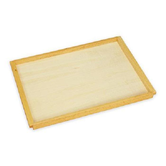 【ふるさと納税】タツクラフト すべり止め付 木製 トレー 38cm ナチュラル 【Tk245】 | 橋本達之助工芸 TATSU-CRAFT おしゃれ 送料無料 日用品 インテリア ランチ