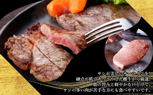 【5ヶ月連続定期便】A5,4等級 博多和牛サーロインステーキ 200g×4枚 計800g [HS015-1] 久田精肉店【福岡県須恵町】