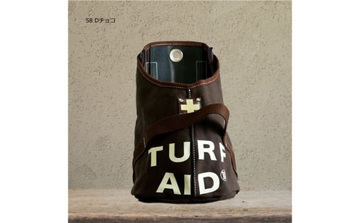 
            木の庄帆布 【CLUBER BASE クラバーベース】CLUBER BASE “TURF AID“ BAGターフエイドバッグ／砂袋／目土袋（Dチョコ）
          