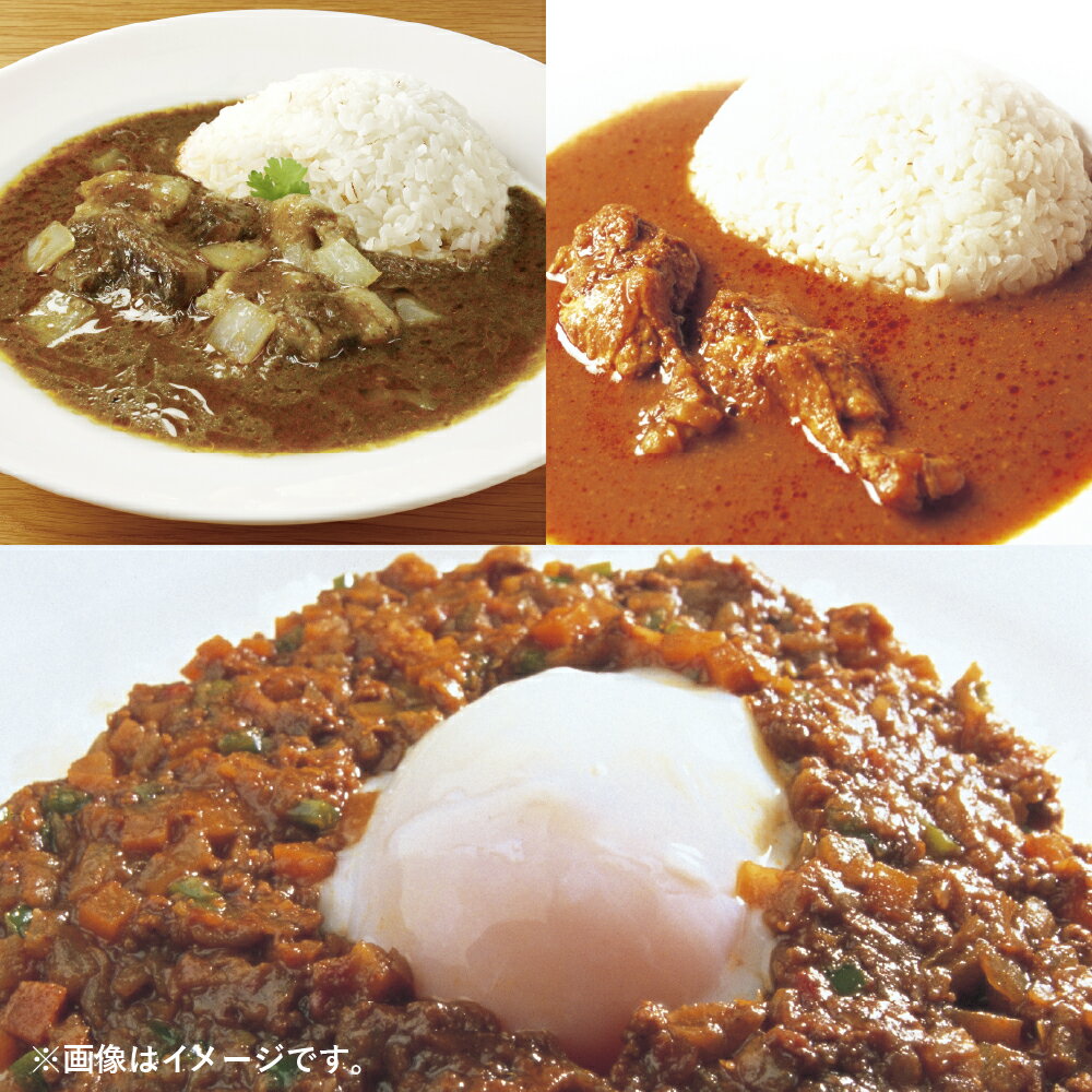 【ふるさと納税】【荻窪】 メディアで話題の3種セット！ すぱいす『渡辺バークシャー・純粋黒豚カリー』『骨付きチキンカリー』『キーマ風ドライカリー』 各1人前 冷凍 合計860g カレー 黒豚 豚肉 鶏肉 お肉 人参 ピーマン 玉ねぎ 野菜 惣菜 送料無料