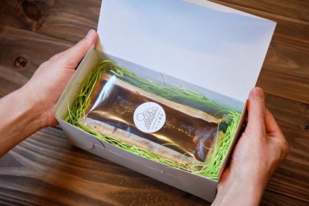 屋久島の手作りバスクチーズケーキ （たんかん）