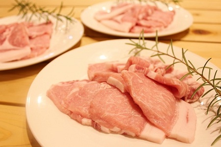 【京丹波高原豚】 ロース 焼肉用　1kg 【豚肉】  [010TN002]