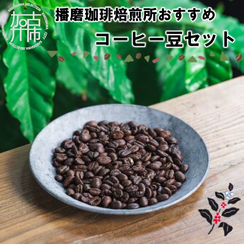 播磨珈琲焙煎所おすすめコーヒー豆セット《 珈琲 コーヒー 珈琲豆 オリジナルブレンド ミャンマー セット 詰め合わせ 》【2501G11403】