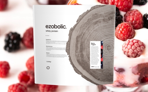 【ベリーヨーグルト風味】 EZOBOLIC プロテイン 3kg