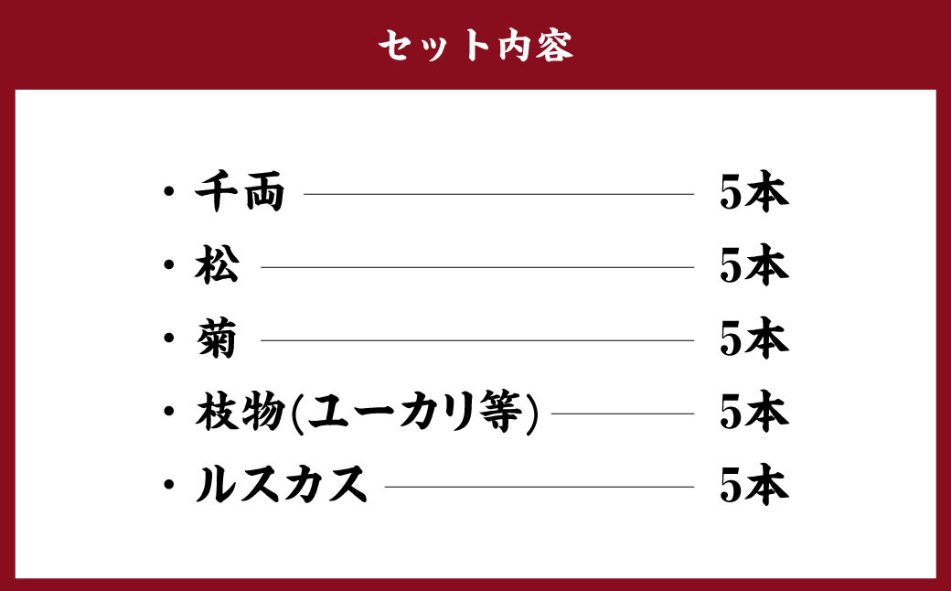 【2等品】千両・松・花木セット お正月飾り