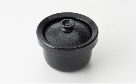 土鍋で炊くと米が甘くなる 「濃黒3合釜鍋 雑穀ご飯鍋」 ARITA PLUS 土鍋 ご飯 3合 黒 ze001