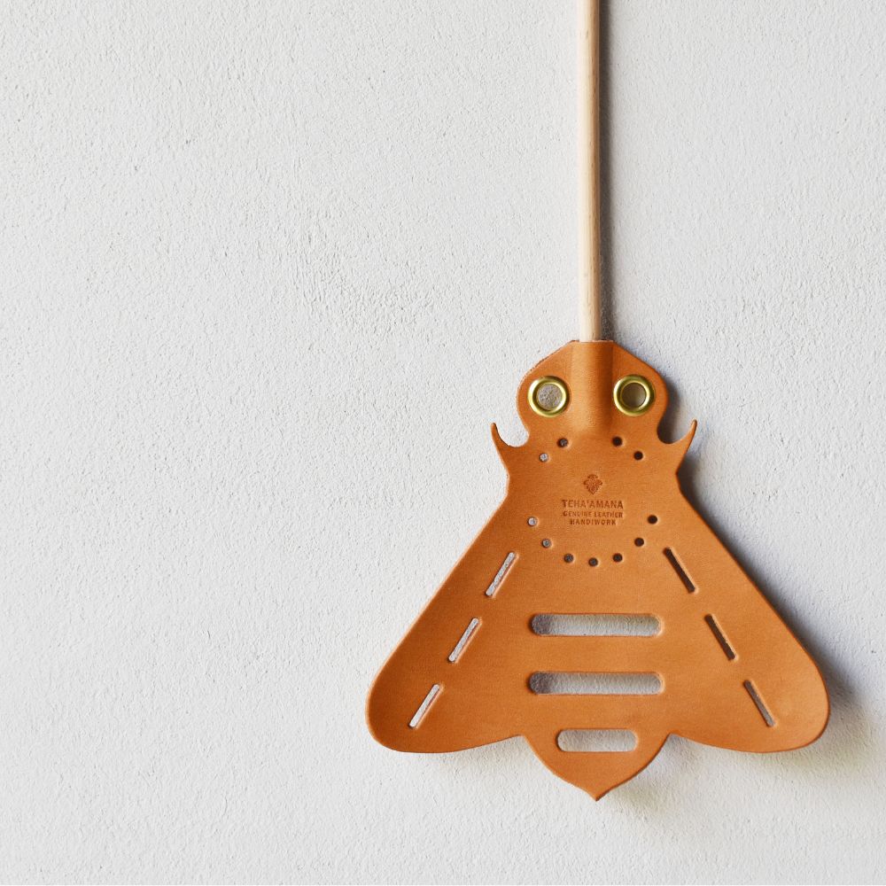 Teha’amana Fly flapper camel テハマナ 革のハエたたき キャメル_イメージ5