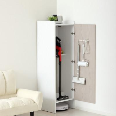 ふるさと納税 海南市 クリーナーグッズ収納(スティック掃除機・ロボット掃除機 収納) ホワイト |  | 02