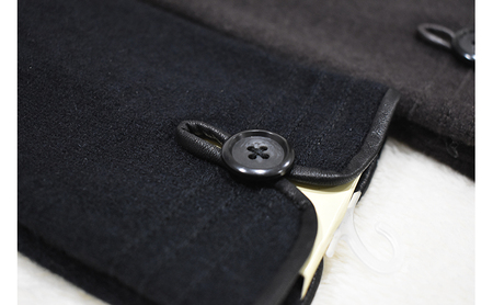 NEWメンズ手袋（ボタンデザイン） ダークブラウン